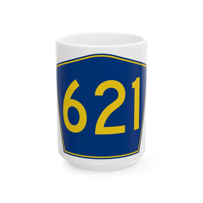 PR secondary 621 (Puerto Rico) (Road Sign) White Coffee Mug 15oz - Go Mug Yourself