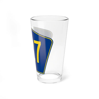 PR secondary 627 (Puerto Rico) (Road Sign) Pint Glass 16oz - Go Mug Yourself