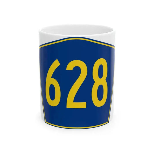 PR secondary 628 (Puerto Rico) (Road Sign) White Coffee Mug 11oz - Go Mug Yourself