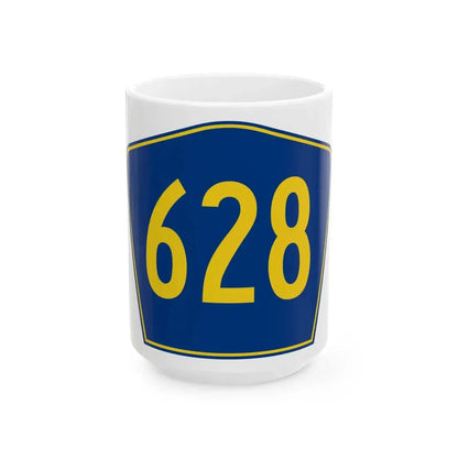 PR secondary 628 (Puerto Rico) (Road Sign) White Coffee Mug 15oz - Go Mug Yourself