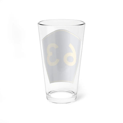PR secondary 63 (Puerto Rico) (Road Sign) Pint Glass 16oz - Go Mug Yourself