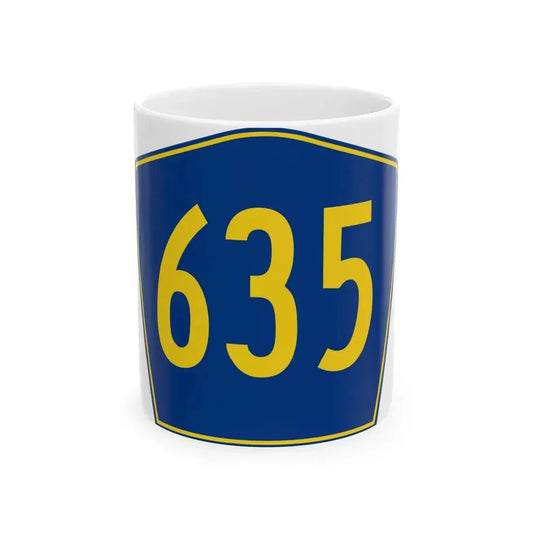PR secondary 635 (Puerto Rico) (Road Sign) White Coffee Mug 11oz - Go Mug Yourself