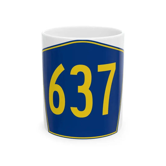 PR secondary 637 (Puerto Rico) (Road Sign) White Coffee Mug 11oz - Go Mug Yourself