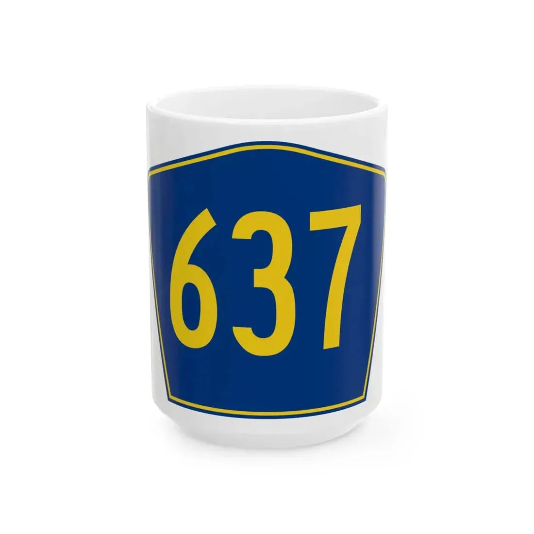 PR secondary 637 (Puerto Rico) (Road Sign) White Coffee Mug 15oz - Go Mug Yourself