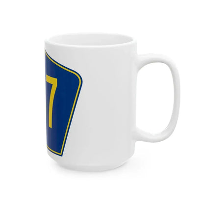 PR secondary 637 (Puerto Rico) (Road Sign) White Coffee Mug - Go Mug Yourself