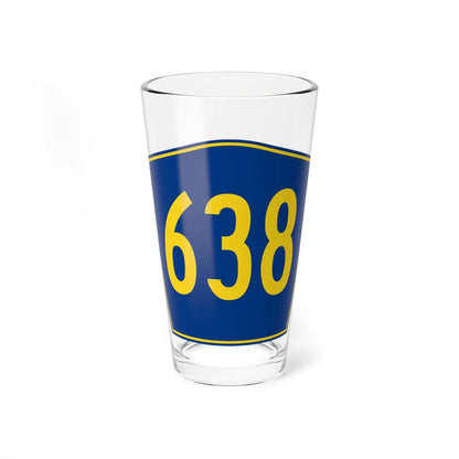 PR secondary 638 (Puerto Rico) (Road Sign) Pint Glass 16oz 16oz - Go Mug Yourself