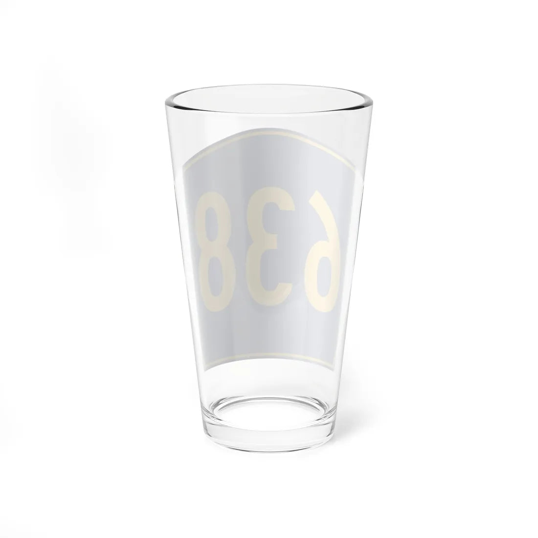 PR secondary 638 (Puerto Rico) (Road Sign) Pint Glass 16oz - Go Mug Yourself