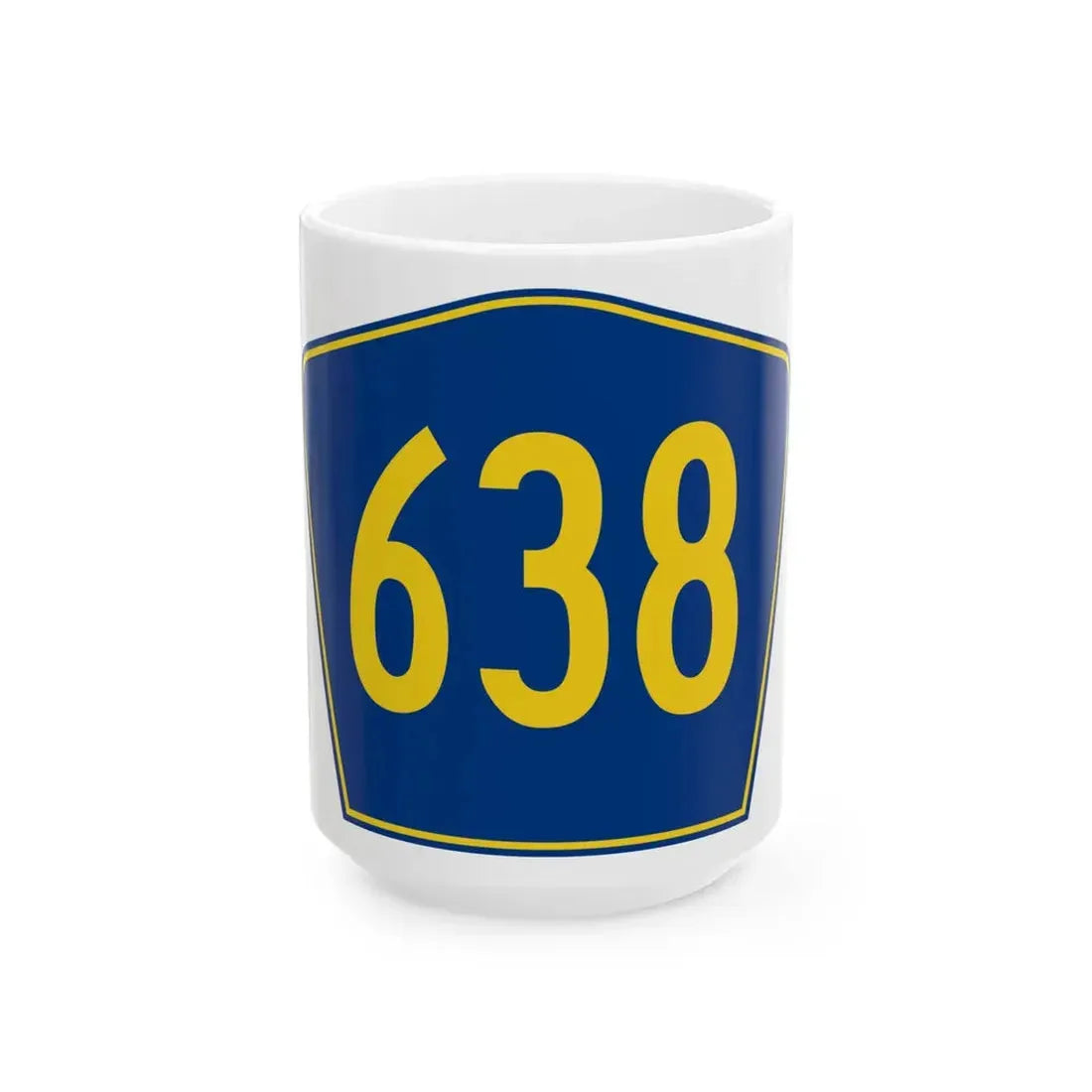 PR secondary 638 (Puerto Rico) (Road Sign) White Coffee Mug 15oz - Go Mug Yourself