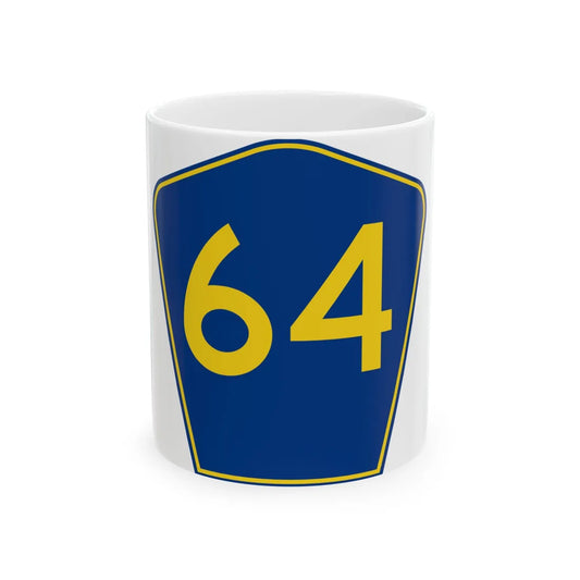 PR secondary 64 (Puerto Rico) (Road Sign) White Coffee Mug 11oz - Go Mug Yourself