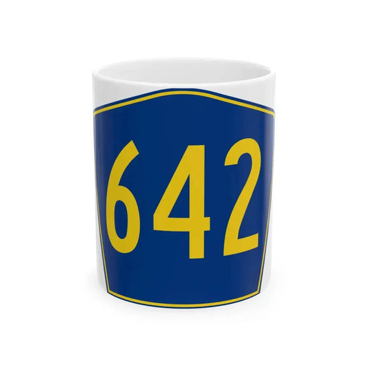 PR secondary 642 (Puerto Rico) (Road Sign) White Coffee Mug 11oz - Go Mug Yourself