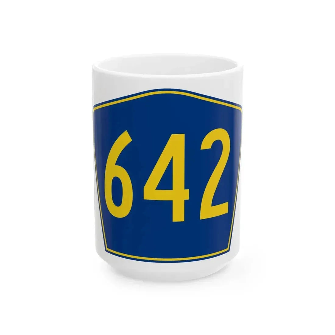 PR secondary 642 (Puerto Rico) (Road Sign) White Coffee Mug 15oz - Go Mug Yourself