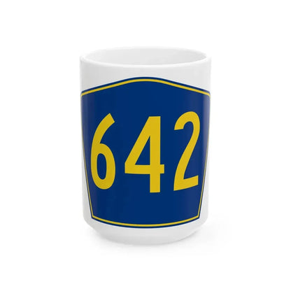 PR secondary 642 (Puerto Rico) (Road Sign) White Coffee Mug 15oz - Go Mug Yourself