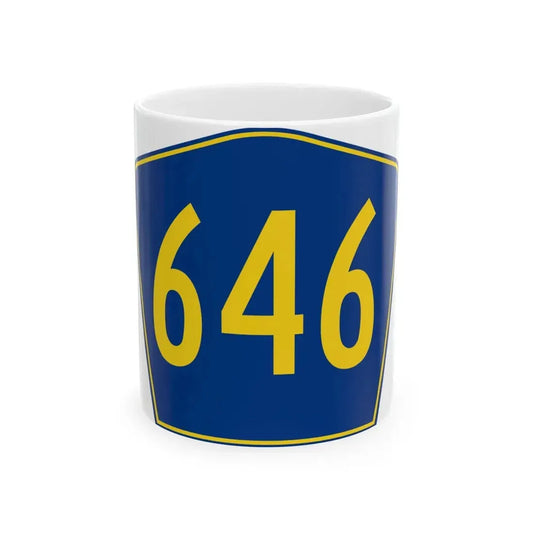 PR secondary 646 (Puerto Rico) (Road Sign) White Coffee Mug 11oz - Go Mug Yourself