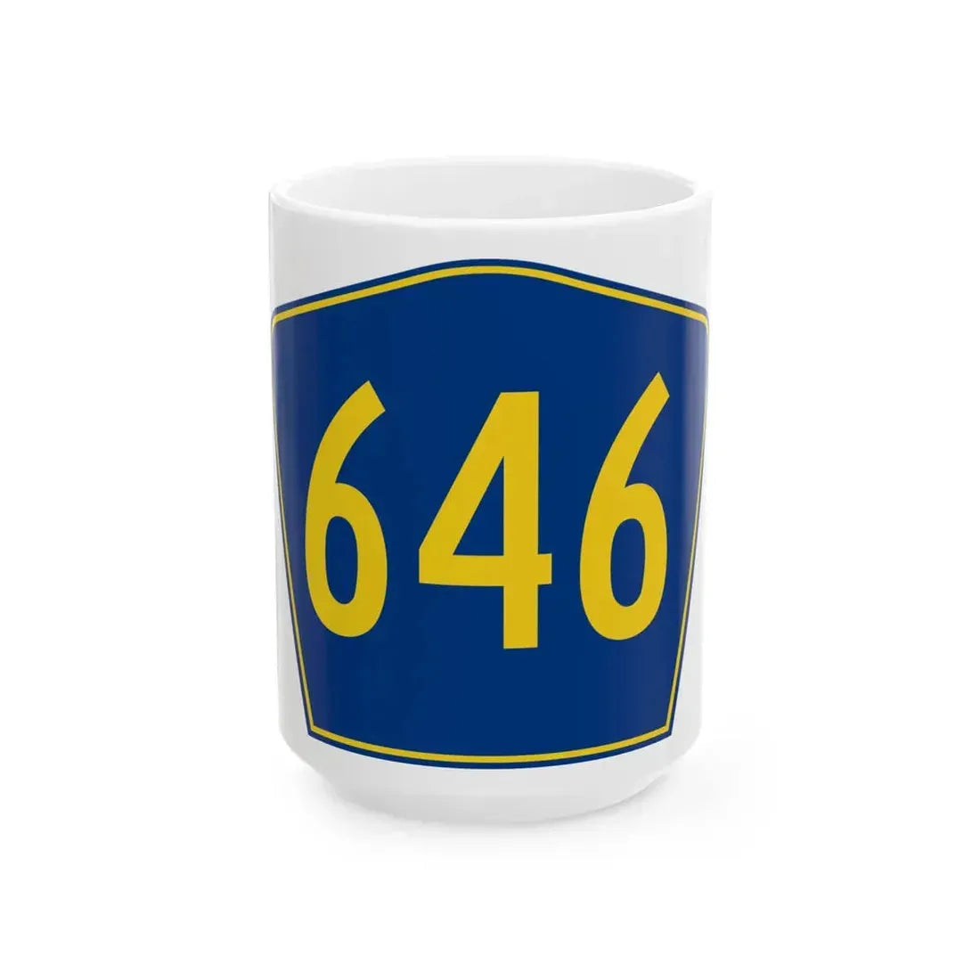 PR secondary 646 (Puerto Rico) (Road Sign) White Coffee Mug 15oz - Go Mug Yourself