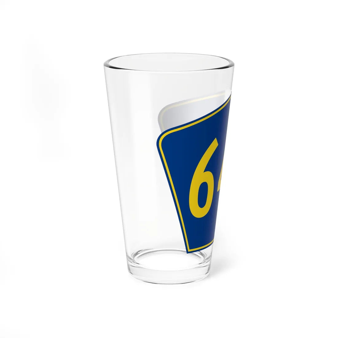 PR secondary 649 (Puerto Rico) (Road Sign) Pint Glass 16oz - Go Mug Yourself