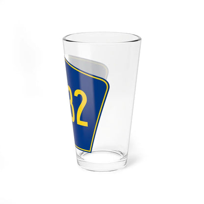 PR secondary 6632 (Puerto Rico) (Road Sign) Pint Glass 16oz - Go Mug Yourself