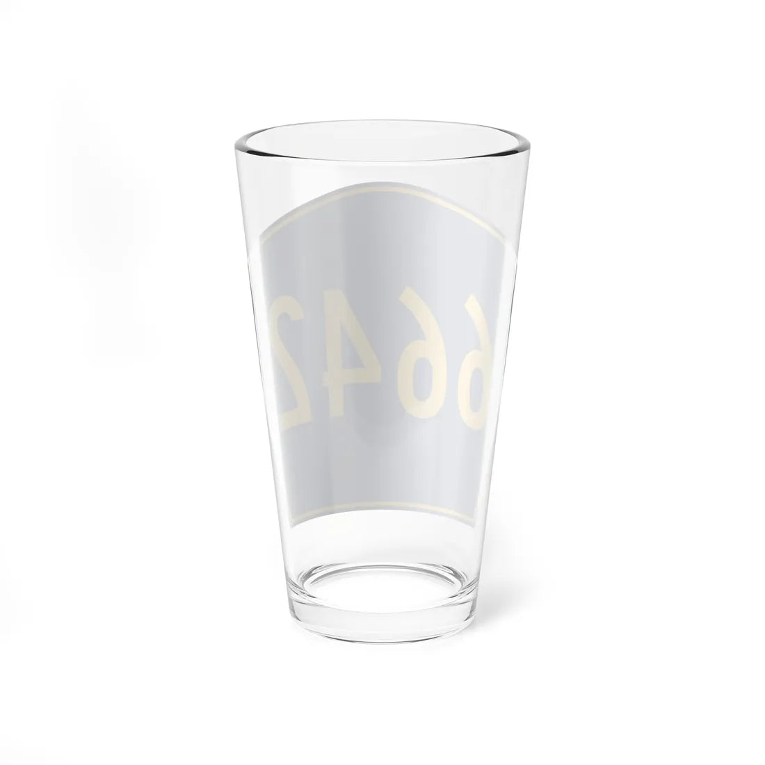 PR secondary 6642 (Puerto Rico) (Road Sign) Pint Glass 16oz - Go Mug Yourself