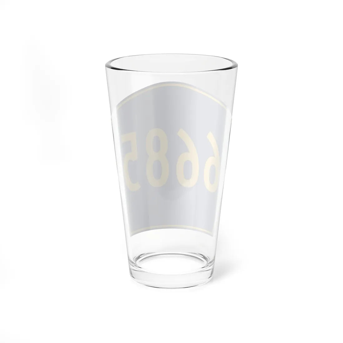 PR secondary 6685 (Puerto Rico) (Road Sign) Pint Glass 16oz - Go Mug Yourself
