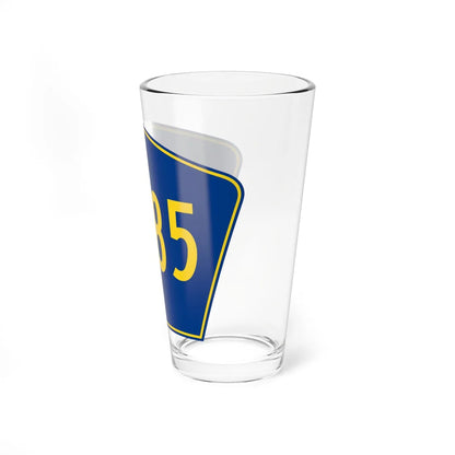 PR secondary 6685 (Puerto Rico) (Road Sign) Pint Glass 16oz - Go Mug Yourself