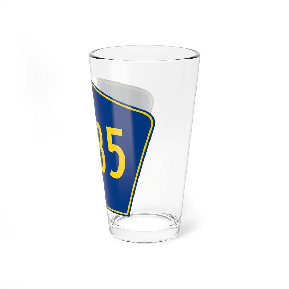 PR secondary 6685 (Puerto Rico) (Road Sign) Pint Glass 16oz - Go Mug Yourself