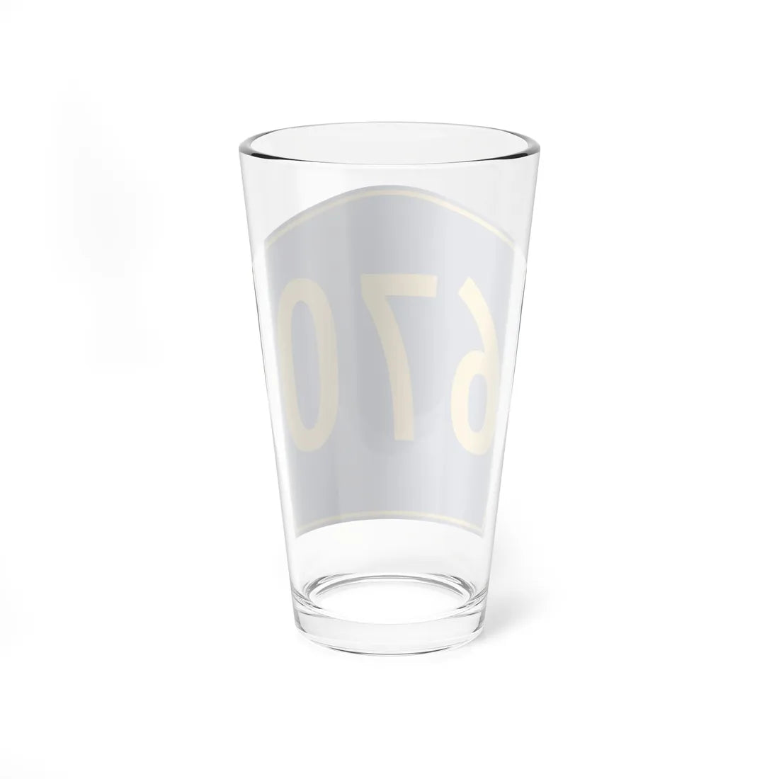 PR secondary 670 (Puerto Rico) (Road Sign) Pint Glass 16oz - Go Mug Yourself