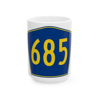 PR secondary 685 (Puerto Rico) (Road Sign) White Coffee Mug 15oz - Go Mug Yourself