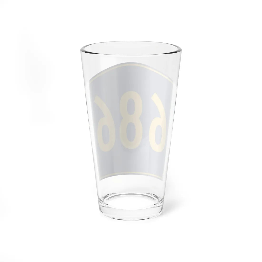 PR secondary 686 (Puerto Rico) (Road Sign) Pint Glass 16oz - Go Mug Yourself