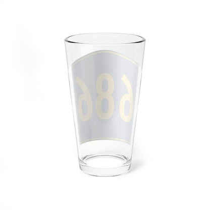 PR secondary 686 (Puerto Rico) (Road Sign) Pint Glass 16oz - Go Mug Yourself