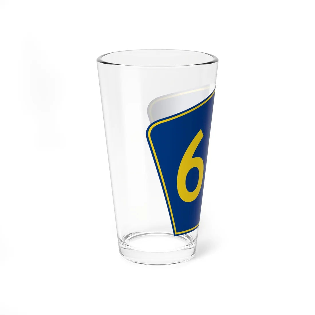 PR secondary 691 (Puerto Rico) (Road Sign) Pint Glass 16oz - Go Mug Yourself