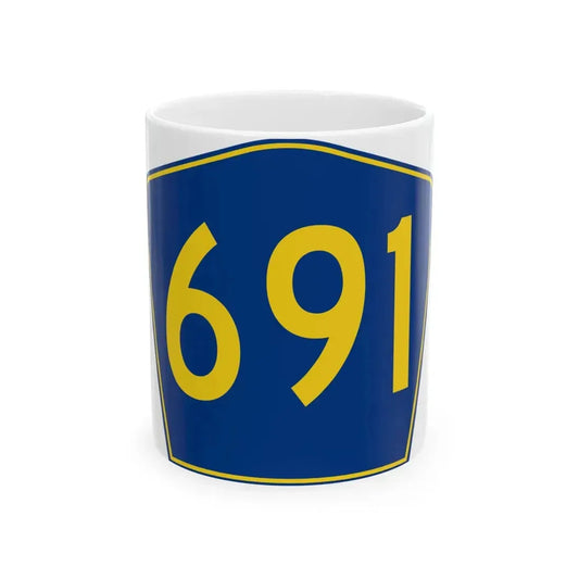 PR secondary 691 (Puerto Rico) (Road Sign) White Coffee Mug 11oz - Go Mug Yourself