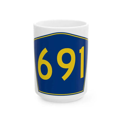 PR secondary 691 (Puerto Rico) (Road Sign) White Coffee Mug 15oz - Go Mug Yourself