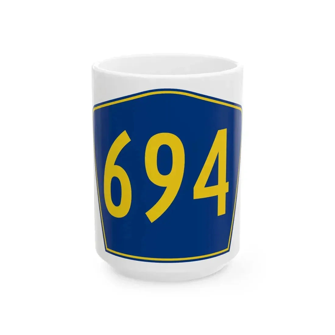 PR secondary 694 (Puerto Rico) (Road Sign) White Coffee Mug 15oz - Go Mug Yourself