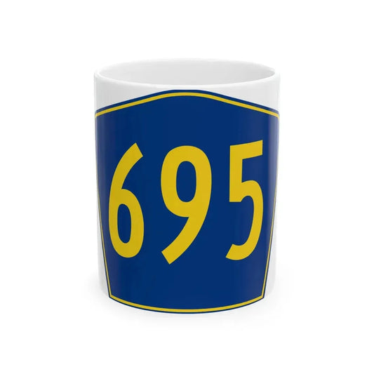 PR secondary 695 (Puerto Rico) (Road Sign) White Coffee Mug 11oz - Go Mug Yourself