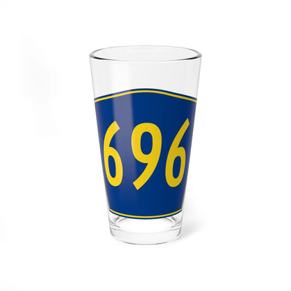 PR secondary 696 (Puerto Rico) (Road Sign) Pint Glass 16oz 16oz - Go Mug Yourself