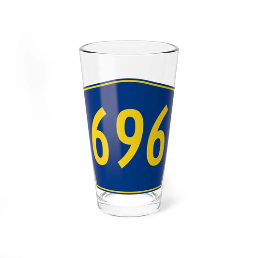 PR secondary 696 (Puerto Rico) (Road Sign) Pint Glass 16oz 16oz - Go Mug Yourself