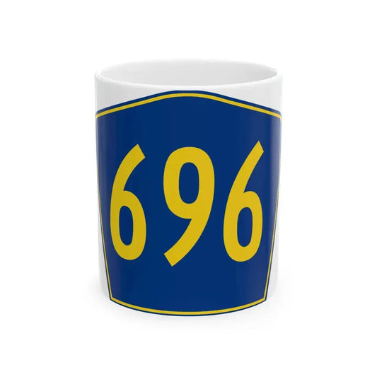 PR secondary 696 (Puerto Rico) (Road Sign) White Coffee Mug 11oz - Go Mug Yourself
