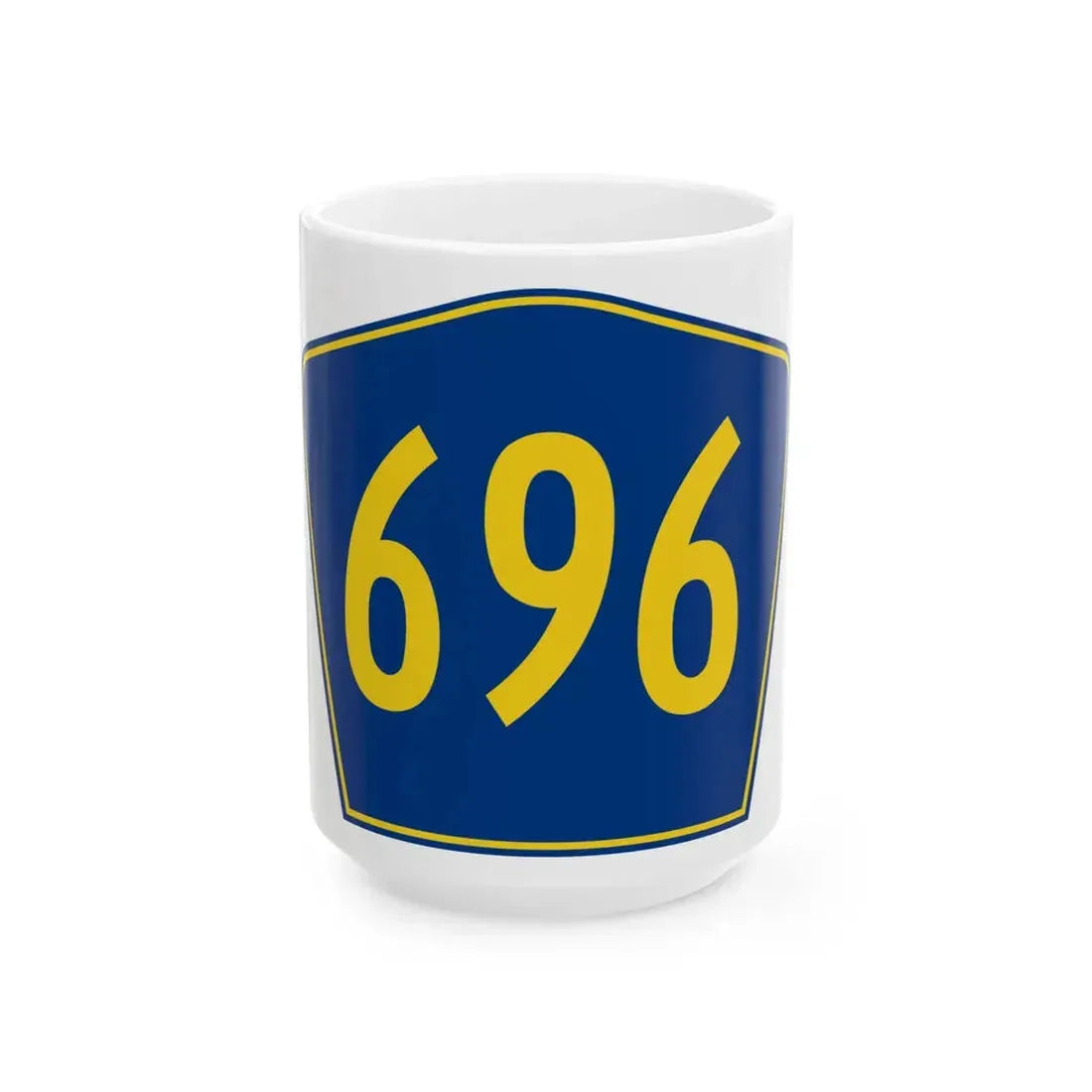 PR secondary 696 (Puerto Rico) (Road Sign) White Coffee Mug 15oz - Go Mug Yourself