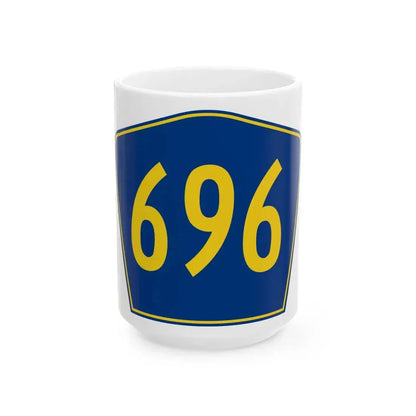 PR secondary 696 (Puerto Rico) (Road Sign) White Coffee Mug 15oz - Go Mug Yourself
