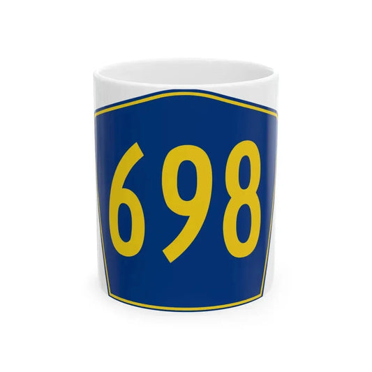 PR secondary 698 (Puerto Rico) (Road Sign) White Coffee Mug 11oz - Go Mug Yourself