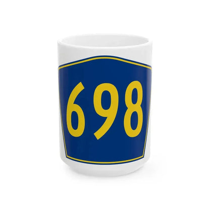 PR secondary 698 (Puerto Rico) (Road Sign) White Coffee Mug 15oz - Go Mug Yourself