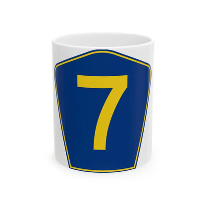PR secondary 7 (Puerto Rico) (Road Sign) White Coffee Mug 11oz - Go Mug Yourself