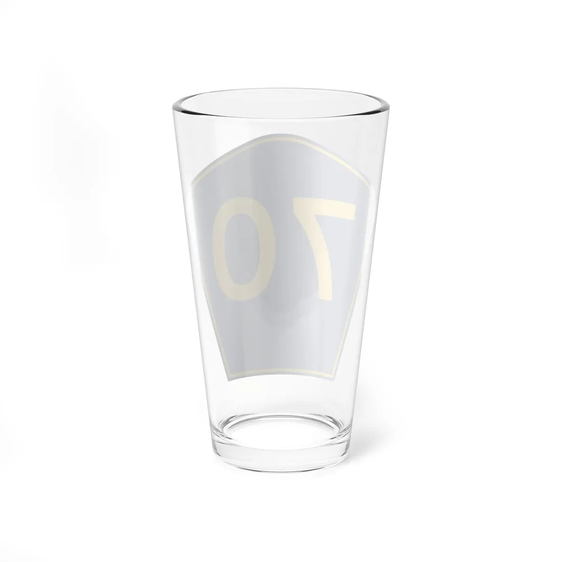 PR secondary 70 (Puerto Rico) (Road Sign) Pint Glass 16oz - Go Mug Yourself