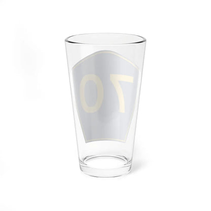 PR secondary 70 (Puerto Rico) (Road Sign) Pint Glass 16oz - Go Mug Yourself