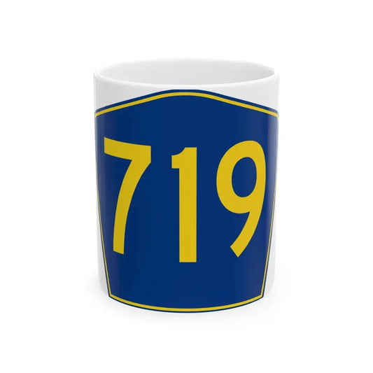 PR secondary 719 (Puerto Rico) (Road Sign) White Coffee Mug 11oz - Go Mug Yourself