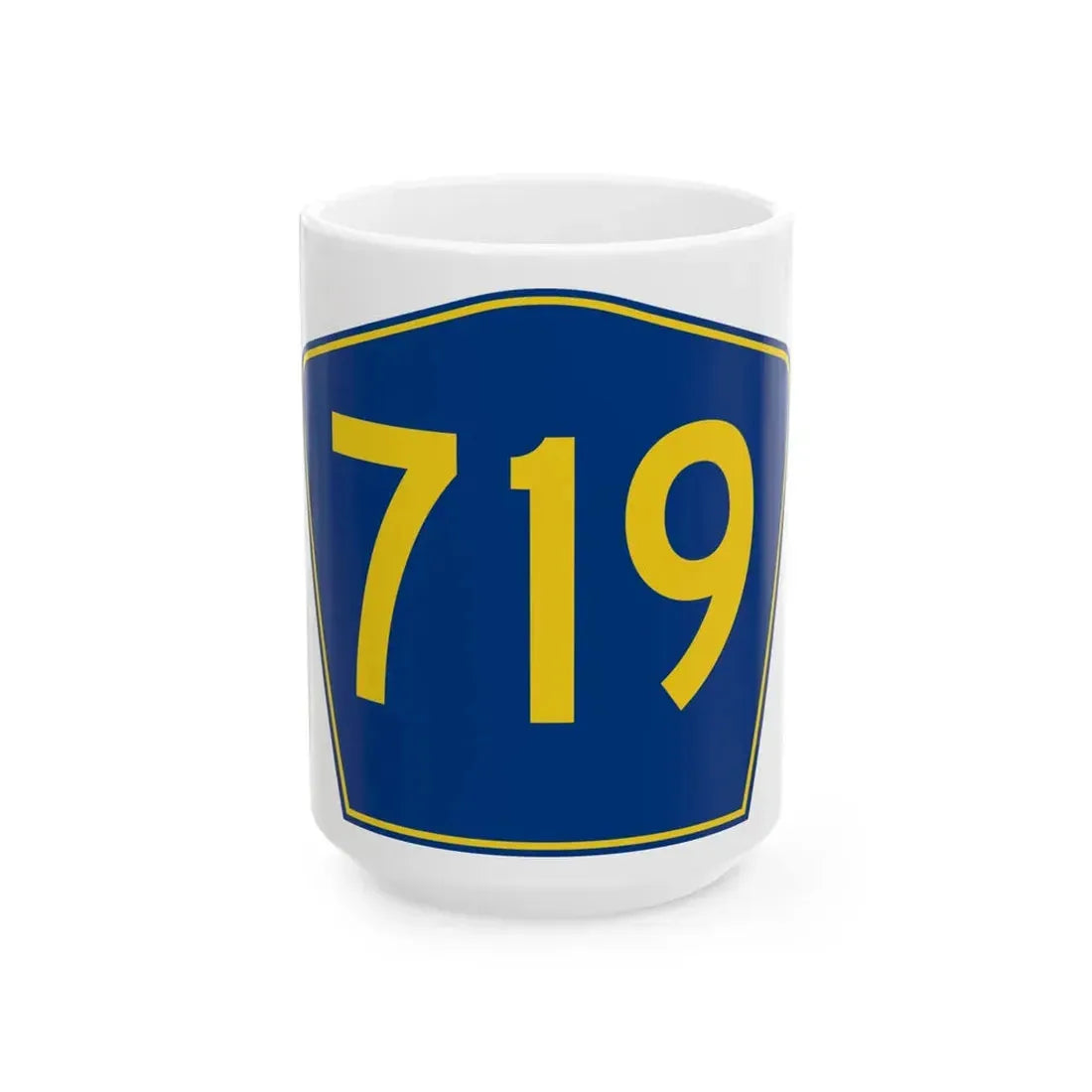 PR secondary 719 (Puerto Rico) (Road Sign) White Coffee Mug 15oz - Go Mug Yourself