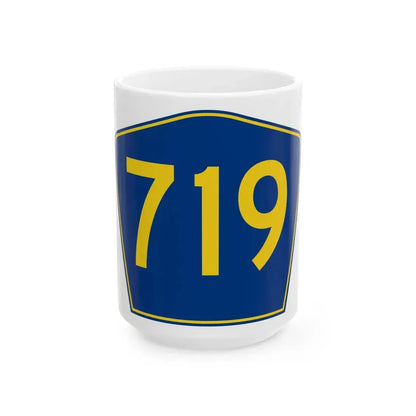 PR secondary 719 (Puerto Rico) (Road Sign) White Coffee Mug 15oz - Go Mug Yourself