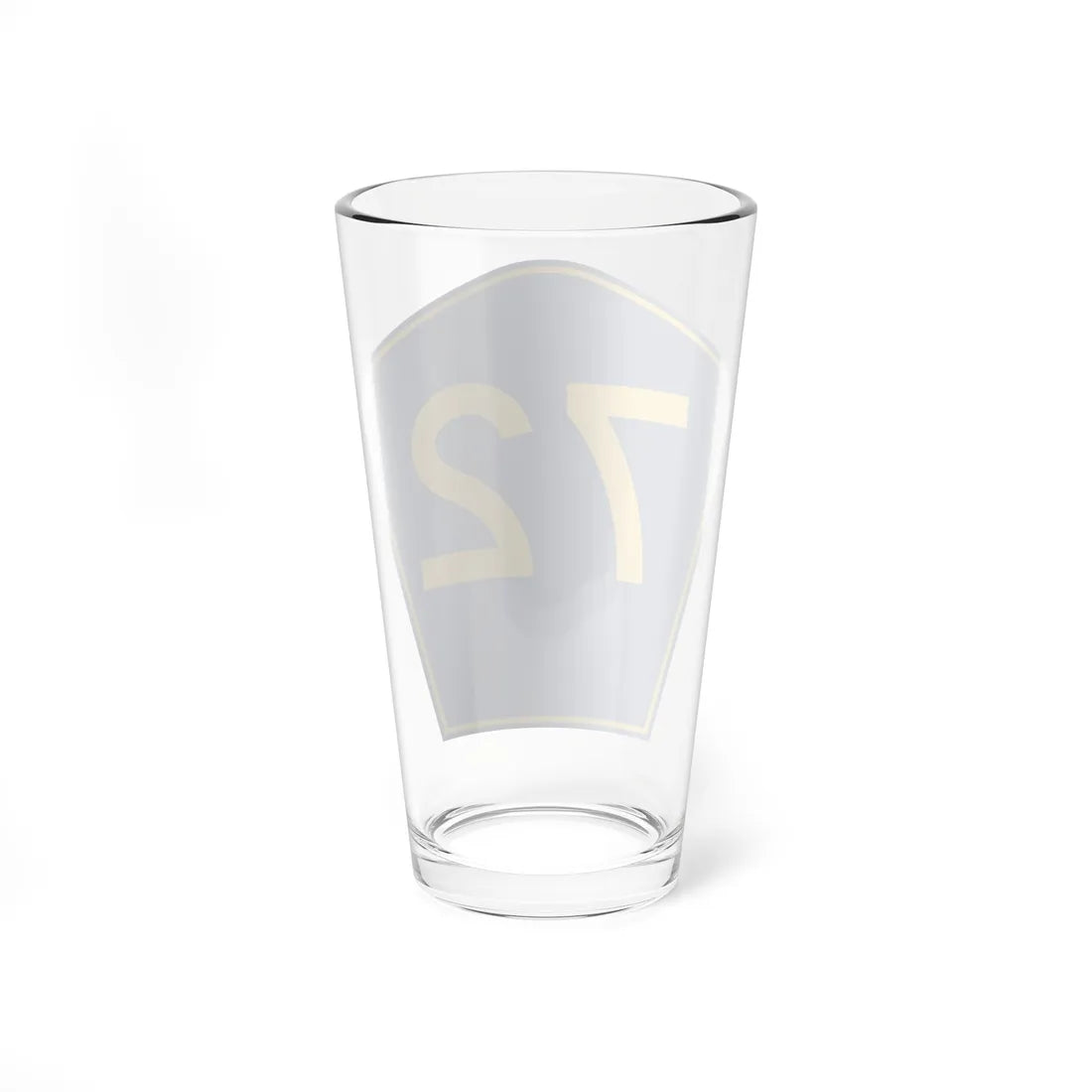 PR secondary 72 (Puerto Rico) (Road Sign) Pint Glass 16oz - Go Mug Yourself