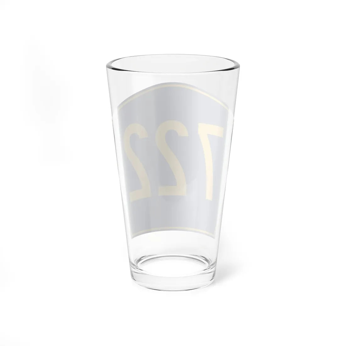 PR secondary 722 (Puerto Rico) (Road Sign) Pint Glass 16oz - Go Mug Yourself