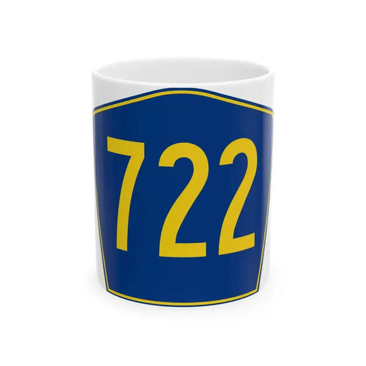 PR secondary 722 (Puerto Rico) (Road Sign) White Coffee Mug 11oz - Go Mug Yourself