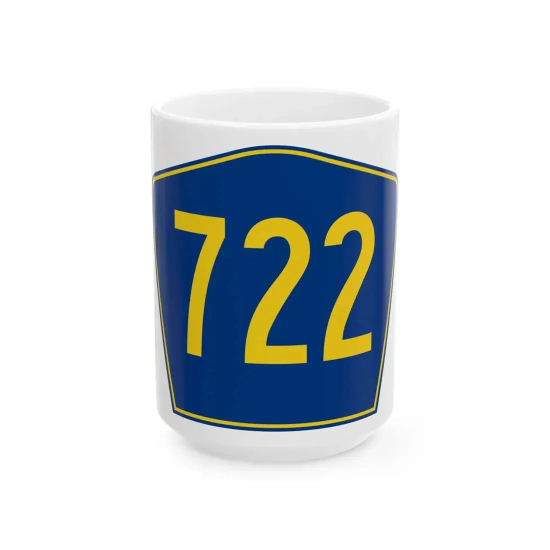 PR secondary 722 (Puerto Rico) (Road Sign) White Coffee Mug 15oz - Go Mug Yourself